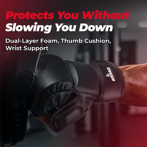 ถุงมือ MMA รุ่นใหม่ พร้อมดีไซน์ตามหลักสรีรศาสตร์ ปิดด้วยตะขออย่างแน่นหนา เหมาะสำหรับการฝึกซ้อมแบบ Grappling และ Pad Work - Product Image 4