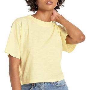 Nuevo diseño, camisetas cortas de alta calidad para mujer, ropa informal, transpirable, de manga corta, en venta. - Product Image 5