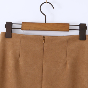 Jupe longue asymétrique pour femmes, taille haute, à volants, fluide, décontractée, mode estivale - Product Image 5
