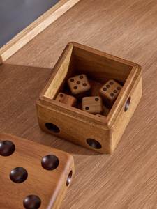 Custom Logo Wooden <b>Dice</b> And Dominoes Family Party Board Game <b>Set</b> For Promotional Gift And Wholesale Supply - Product Image 2