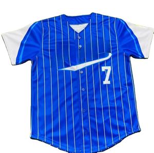 Uniforme de Béisbol y Sóftbol Unisex de Alta Calidad Personalizado con Impresión o Bordado Personalizado, Logotipo Sublimado, Jersey de Malla - Product Image 1