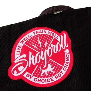 Kimono de Jiu-Jitsu Noir Shoyorol Carmine Competitor de Qualité Supérieure pour Combattants - Prix de Gros RTS - Uniforme BJJ AS-JJ-5860 - Product Image 3
