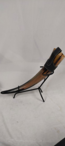 Best Quality Handmade Horn <b>Drinking</b> Horns with <b>Stand</b> Leak Proof for Home Wedding Party Event Use Bulk Supply India Exporter - Product Image 4