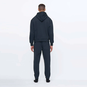 Ensemble de survêtement deux pièces pour homme, coupe ajustée, à capuche, couleur unie ou imprimé, pour l'automne/hiver, style décontracté et sportif, idéal pour l'extérieur - Product Image 4