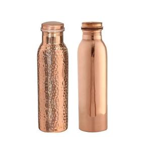 Botella de agua potable de cobre puro hecha a mano, éxito de ventas, con botella reutilizable ecológica, adecuada para uso en el hogar, la oficina y el gimnasio. - Product Image 1