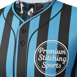 Uniforme de Béisbol Sublimado Personalizado OEM, Jersey de Béisbol con Cuello en V, Conjunto de Uniforme de Béisbol - Product Image 5