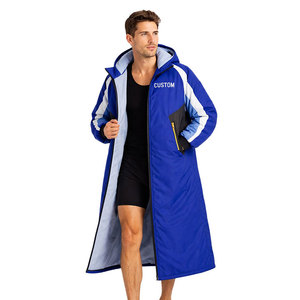 High Quality Custom Logo Swim Parka Long Jacket Warm Waterproof Changing Robe for Men Women Swimming Teams - Product Image 2