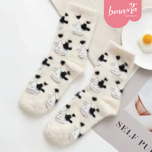 Calcetines de Invierno para Mujer, Gruesos, con Diseño de Vaca, Cálidos, Cómodos y Esponjosos, para Dormir en la Cama - Product Image 5