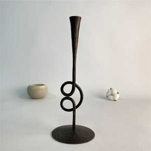Candelabro Espiral de Hierro Forjado Hecho a Mano de Alta Calidad, Moderno y Lujoso, Portavelas Decorativo de Metal para Decoración de Interiores del Hogar - Product Image 3
