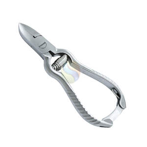 Coupe-ongles en acier inoxydable de qualité supérieure – Lame incurvée légère de 5 pouces avec double ressort |   Outil professionnel de manucure et pédicure - Product Image 4