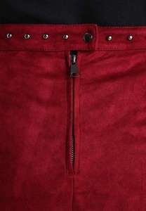 Jupe en cuir plissée haute qualité pour femme, modèle skater, respirante, décontractée, hiver 2026 - Product Image 6
