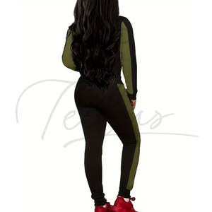 Nuevo Diseño Conjuntos Deportivos de Invierno para Mujer 100% Algodón Color Sólido Estampado Tallas Grandes Conjuntos Transpirables de Secado Rápido en Venta - Product Image 6