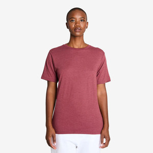 T-shirt basique à manches courtes en coton premium pour femme, col rond imprimé, tricot doux, gris Bella Canvas, 180 grammes, coupe classique - Product Image 1