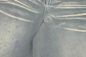 Premium Quality Custom Denim Jorts Men's Loose Fit Streetwear Jean Shorts Supplier - Product Image 4