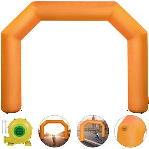 Arco Gonfiabile Pubblicitario da Esterno Arancione 19.5FT con Soffiatore d'Aria Incluso - Product Image 1
