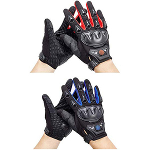 Guantes de Motociclismo, Protección Completa para los Dedos, Guantes de Carreras Transpirables Antideslizantes, Guantes Tácticos para Motocicleta y Ciclismo - Product Image 5