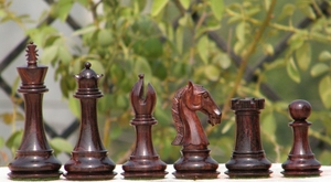 Old Colombian Staunton <b>Chess</b> Pieces 4.2 Inches Handmade <b>Wooden</b> <b>Set</b> - Product Image 3