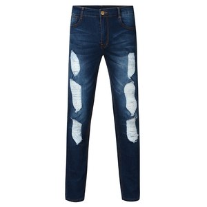 Jeans en denim de coton coupe droite doublés polaire pour homme, style vintage décontracté, taille moyenne régulière, lavés, collection automne/hiver 2026, vente en gros OEM - Product Image 5