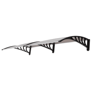 80*38in Household Door and <b>Window</b> Rain <b>Cover</b> with Brown Board and Black Holder Same As 82632470 Rain Screen for Doors <b>Windows</b> - Product Image 4