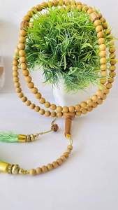 Tasbih en bois écologique avec logo personnalisé, perles de prière islamiques, chapelet musulman fait main, cadeau religieux pour le Ramadan et les événements de l'Aïd - Product Image 3
