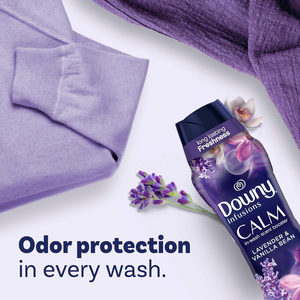 Downy Calm In-Wash <b>Laundry</b> Scent Booster <b>Beads</b> Soothing Lavender and Vanilla Bean scent 30.1 OZ <b>laundry</b> scent <b>beads</b> Long-lasting - Product Image 1