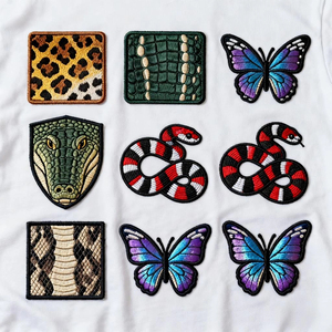 OEM Embroidery Patches Custom Shape Canvas Fabric Custom Logo Custom-Made High Quality Custom Colors <b>Machine</b> Embroidered <b>Badges</b> - Product Image 3