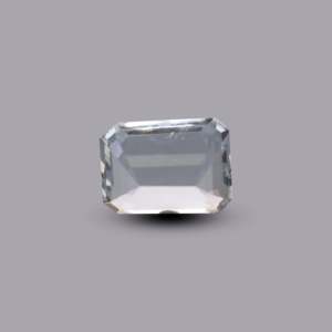 Sky Blue Aquamarine Loose Gemstone 3.15 Carat Faceted Emerald Cut for Fine Jewelry - Product Image 2