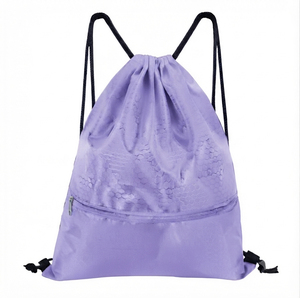 Sac de sport décontracté pour homme en polyester de haute qualité avec cordon de serrage, idéal pour l'été – Sac de rangement pour ballon de football - Product Image 2