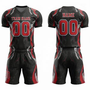 Customizable American Football Uniform Jersey and Shorts Set with Front Logo Position - Product Image 4