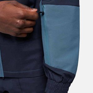 Survêtement coupe-vent pour homme de haute qualité, ensemble 2 pièces, logo personnalisé, fermeture éclair, nylon, prix de gros - Product Image 4