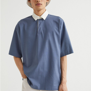 Polo de Color Sólido para Hombre, Ligero, con Logotipo Personalizado de Alta Calidad, Nuevo Diseño, en Oferta - Product Image 1