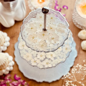 Soporte para Pasteles de Resina de Alta Calidad con Base Resistente, Soporte Profesional para Exhibición de Postres para Panadería, Cafetería y Catering - Product Image 1