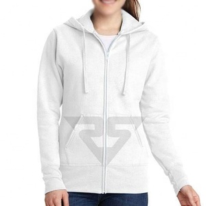 Sudaderas con capucha de ropa de gimnasio de diseño personalizado de Invierno para mujer, sudaderas atléticas delgadas con cremallera completa, sudaderas con capucha para mujer - Product Image 1