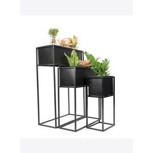 Designer Metal <b>Pot</b> with Premium Coating for Modern Interiors Exclusive Decorative Metal Planter - Product Image 4