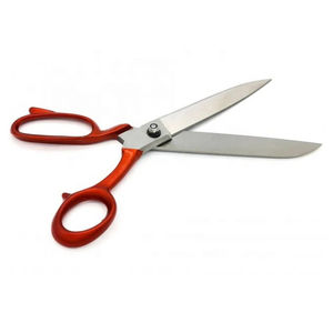 Tijeras de Corte Industriales de Acero Inoxidable de Nuevo Estilo con Mango Rojo para Sastre, Bordado y Recorte Suave - Product Image 3