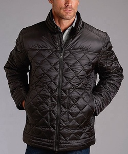 Blouson d'aviateur court en polyester et nylon personnalisé blouson d'aviateur matelassé pour hommes blouson d'aviateur matelassé en polyester personnalisé pour hommes - Product Image 5