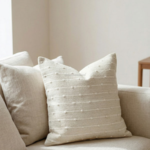 Funda de Cojín Tejida Estilo Boho Chic, Minimalista, con Mechones, Sostenible, Ligera, Decoración de Cama, Fundas de Almohada Tejidas a Mano de Lujo - Product Image 6