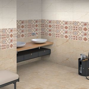 Carrelage mural en céramique blanc brillant de qualité supérieure 300x600, style moderne minimaliste pour bureaux d'entreprise haut de gamme et espaces commerciaux - Product Image 3
