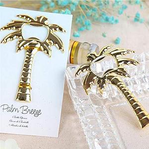 Abridor de Botellas de Metal con Diseño de Palmera y Coco, Abridor de Tapas de Vidrio para Refrescos, Utensilio de Cocina Tropical, Recuerdos para Bodas y Fiestas, Decoración Coleccionable - Product Image 5