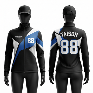 Sweat à capuche unisexe pour l'entraînement au lacrosse, en polaire, 240 GSM, tissu polyester premium, noir, bleu, blanc, logo et numéro personnalisés - Product Image 1