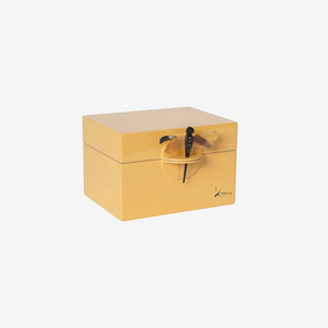Caja de Almacenamiento de Laca Amarilla con Asa de Libélula, Decoración para el Hogar, Duradera, Hecha a Mano, KV NATURAL HOME - Product Image 2