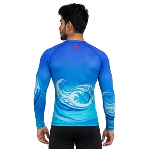 Durable <b>men</b> <b>rash</b> <b>guard</b> made with premium stretch fabric offering comfortable fitting and reliable quality for regular training - Product Image 2
