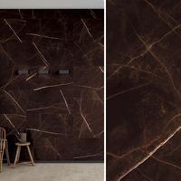 Azulejo de pared de porcelana esmaltada tallada de lujo, formato grande 600x1200, acabado de alto brillo para proyectos de hoteles, oficinas, centros comerciales y edificios.