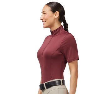 Chaqueta de yoga con media cremallera de secado rápido para mujer, camiseta de manga larga para fitness al aire libre, abrigo de entrenamiento para gimnasio, top de yoga y running para mujer - Product Image 6