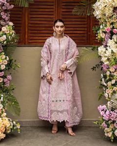 ชุดเดรสลำลองคุณภาพพรีเมียมสำหรับผู้หญิงชาวปากีสถานและอินเดีย คอลเลคชั่นใหม่ปี 2026 ชุดซัลวาร์ คามีซ ผ้าลอน ODM 2079 - Product Image 2