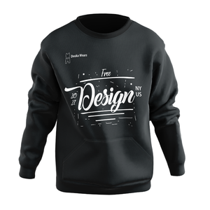 Sudaderas Personalizadas con Logotipo, Impresión en Pantalla, Cuello Redondo, Talla Grande, 100% Algodón, Unisex, Hombros Caídos, MOQ Bajo - Product Image 4