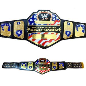 Cinturón de Campeonato de Peso Pesado de Estados Unidos, Hebilla de Acero Dorado de 2 mm, Tamaño Personalizado, Manual ANAAIF - Product Image 3
