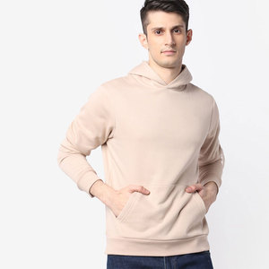 Sudadera con Capucha para Hombre, Color Sólido, Diseño con Bolsillos, Corte Regular, Tejido de Algodón, Ropa Casual de Otoño, Sudaderas con Capucha para Hombre - Product Image 1