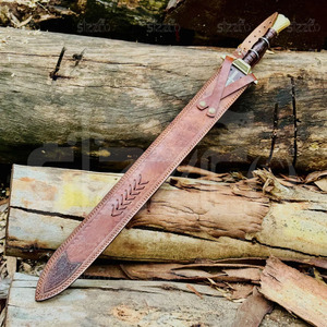 Épée réplique Anaklusmos de Percy Jackson en acier inoxydable, fabriquée à la main, Xiphos grec, épée de fantaisie, trident, couteau de camping - Product Image 6