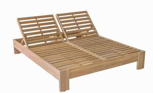 Outdoor Lounge Daybed Set Upholstered Wooden <b>Frame</b> <b>Sofa</b> <b>Bed</b> with Cushion for Villa Garden Hotel - Product Image 4